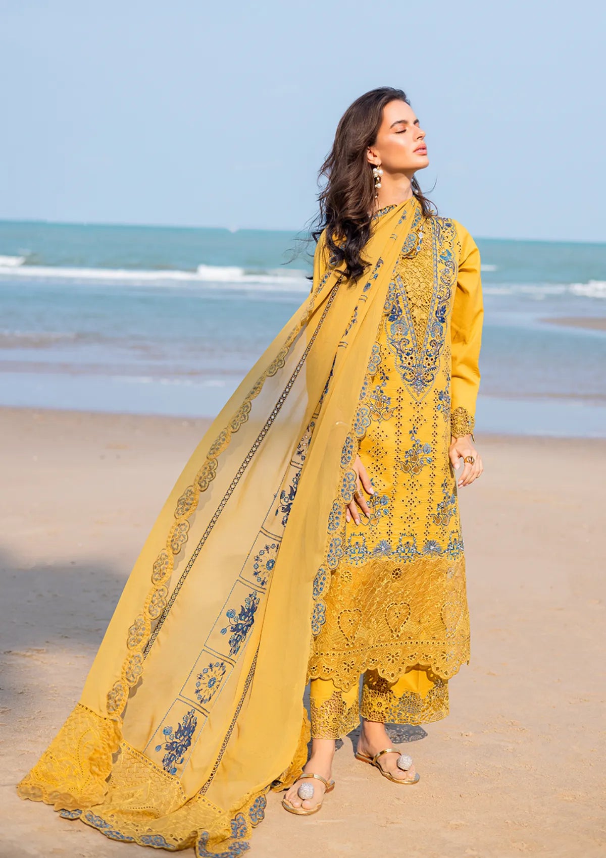 mohsin-saeed-fabrics-is-selling-online-and-in stores-Luxury-daily-wear-wedding-wear-formal-wear-in-budgeted-price-This-product-is-from-marjjan-mavi-luxury-lawn25-mll-23b-mustard-is-available-on-Mohsin-saeed-fabrics-website.
