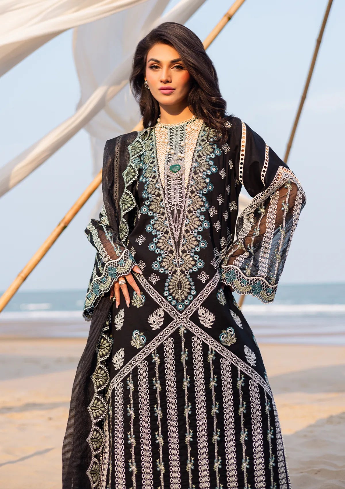 mohsin-saeed-fabrics-is-selling-online-and-in stores-Luxury-daily-wear-wedding-wear-formal-wear-in-budgeted-price-This-product-is-from-marjjan-mavi-luxury-lawn25-mll-19b-black-is-available-on-Mohsin-saeed-fabrics-website.