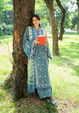 Elaf Wilderness Pashmina Shawl Edit'26 EWR-4B CINERARIA