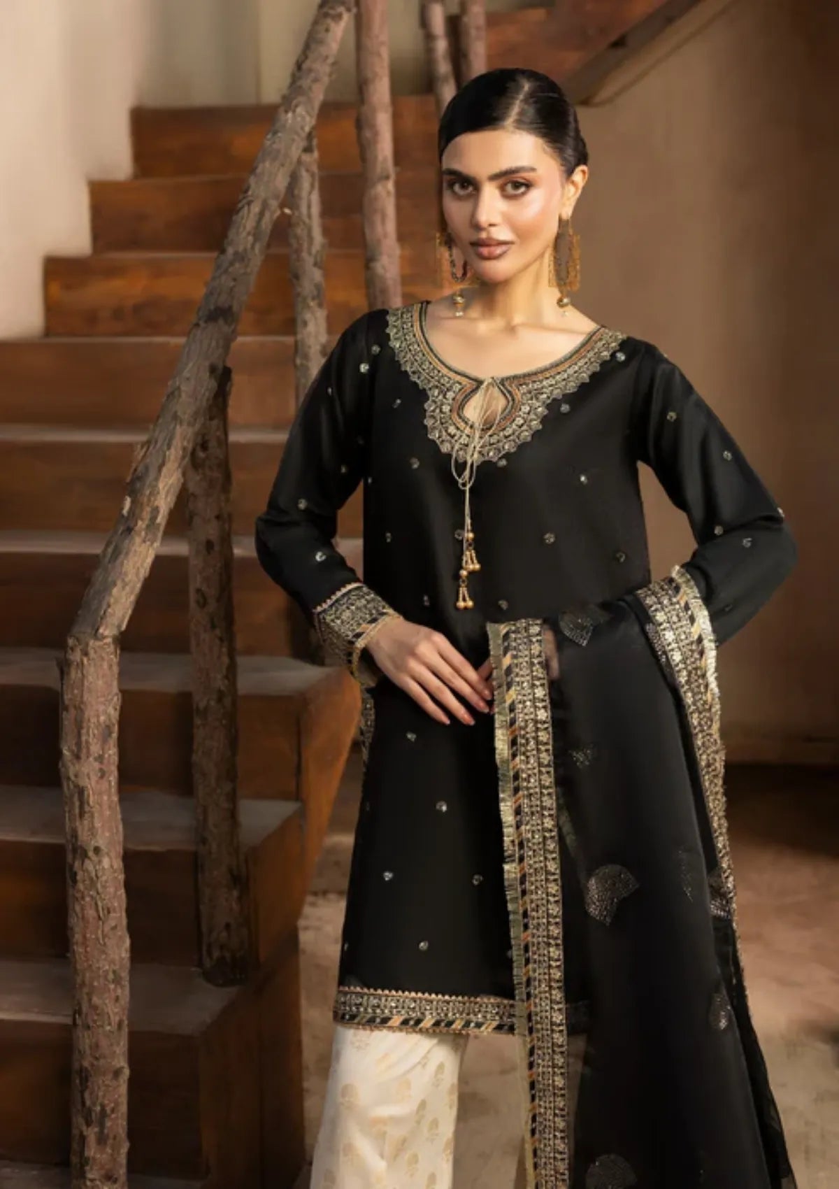 Diara Couture Rangrez'25 D-06 KANEEZ BLACK