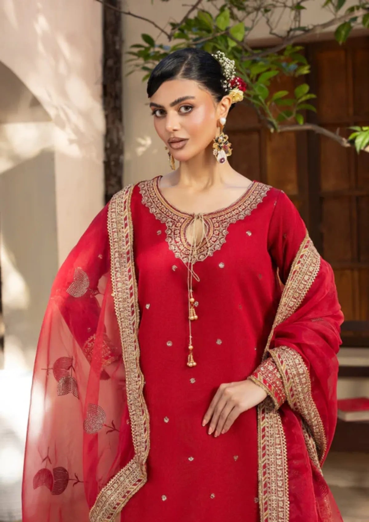Diara Couture Rangrez'25 D-04 KANEEZ RED