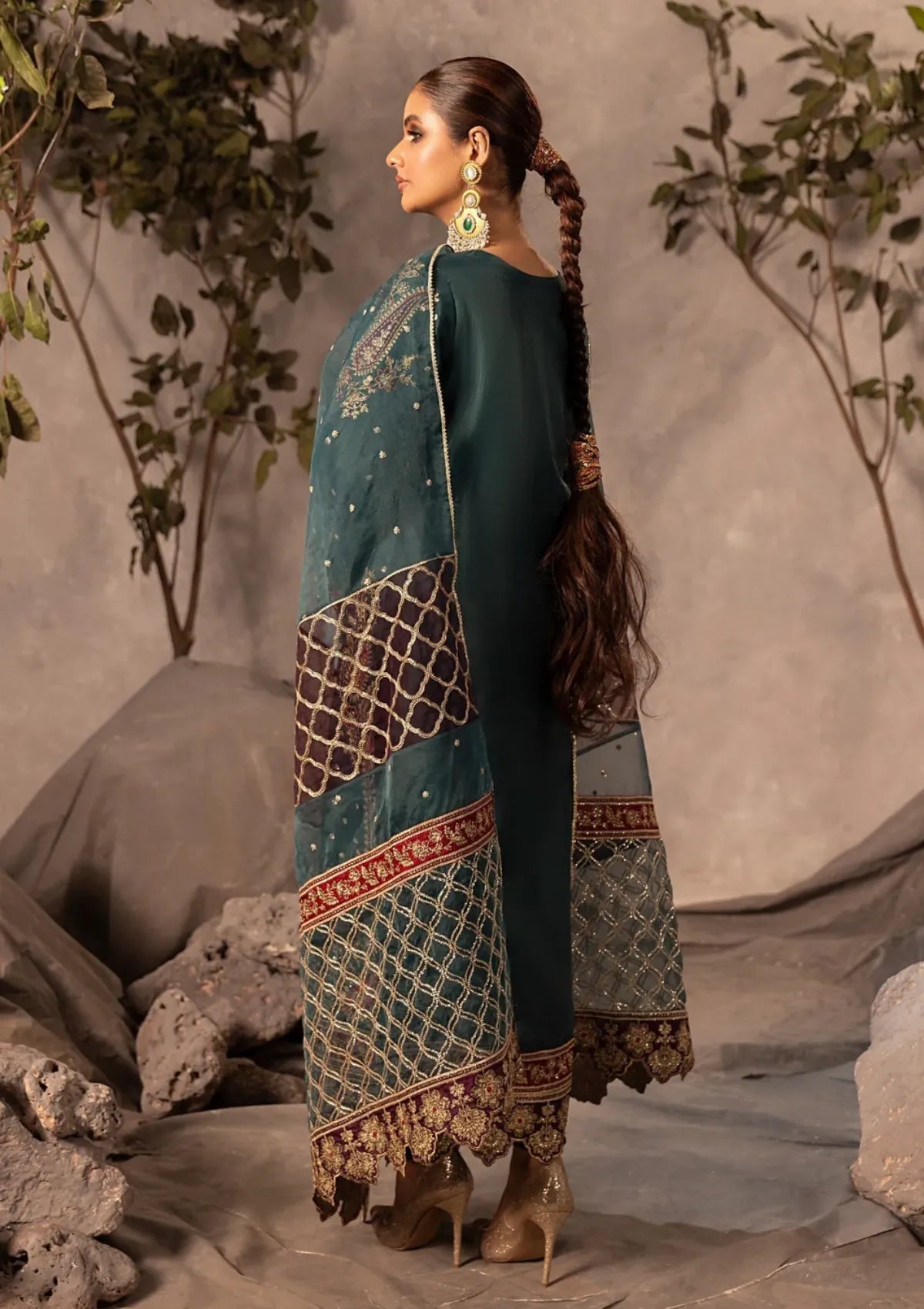 Diara Couture Abrish'25 ZURI - US-582 - TEAL