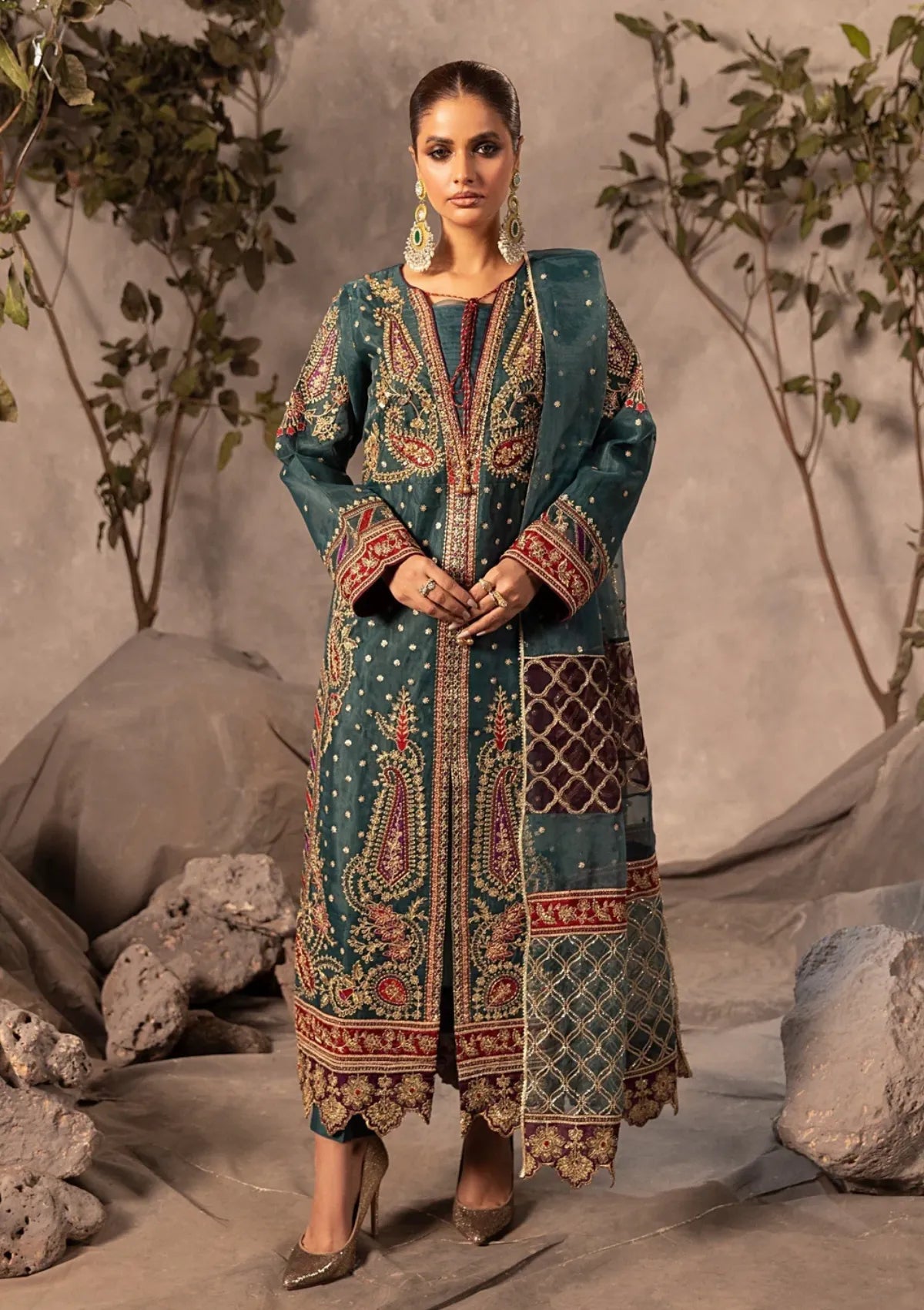 Diara Couture Abrish'25 ZURI - US-582 - TEAL