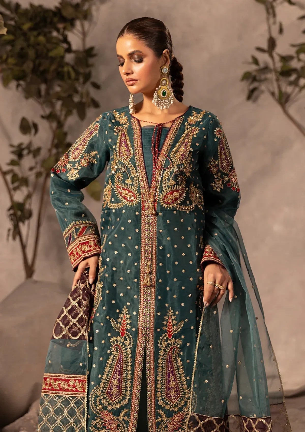 Diara Couture Abrish'25 ZURI - US-582 - TEAL