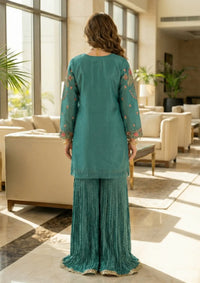Diara Couture Abrish'25 RAFIA - UA-05 - AQUA