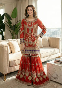Diara Couture Tabeer'25 ZONAISHA - UA-01 - RED