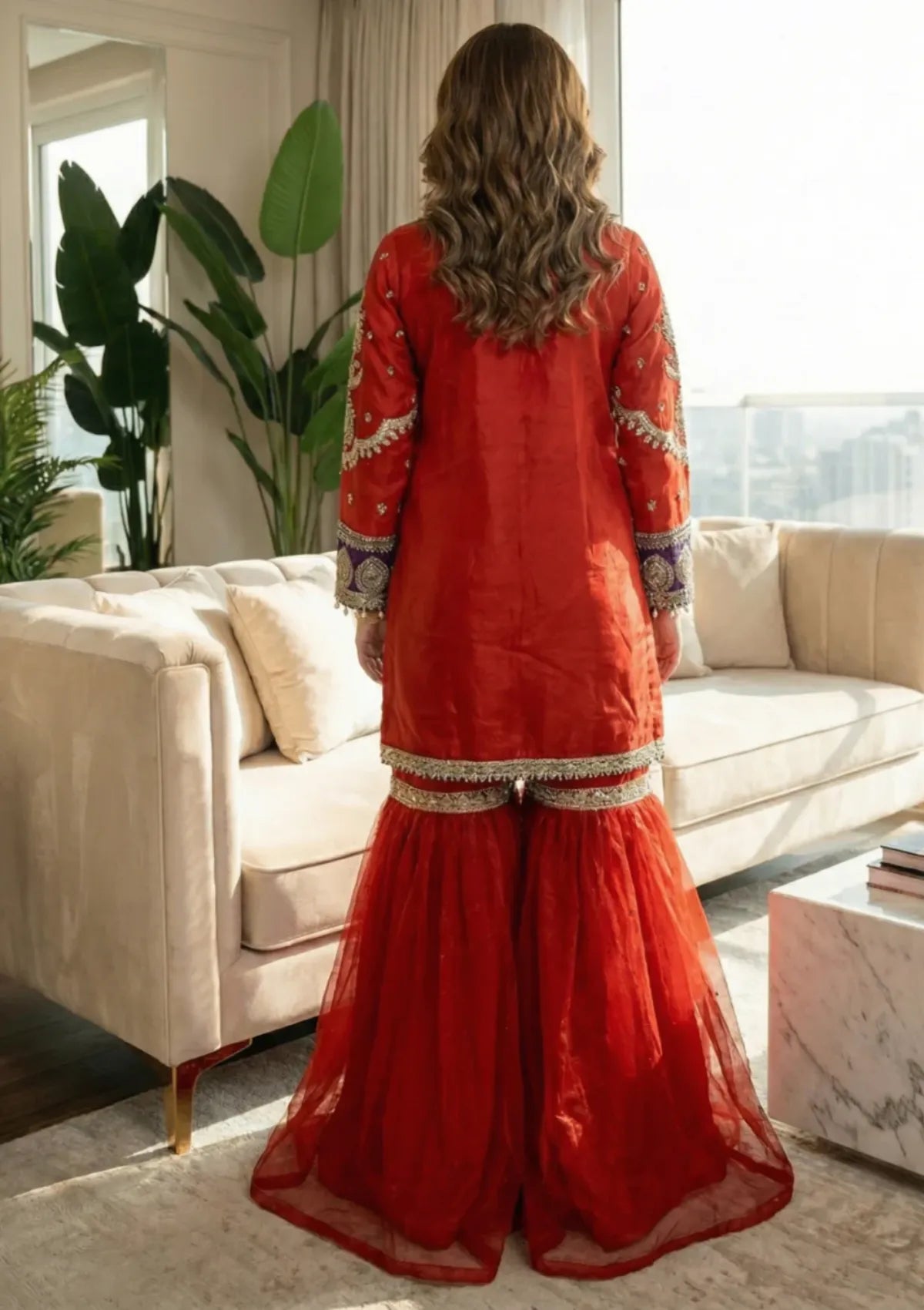 Diara Couture Tabeer'25 ZONAISHA - UA-01 - RED