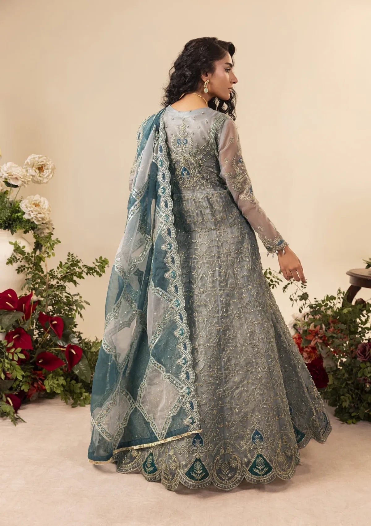 Diara Couture Tabeer'25 SHAHBANU - DF-13 - FROST BLUE