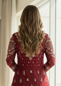 Diara Couture Tehzeeb'25 CRIMSON MAJESTY - PSSL-01-05