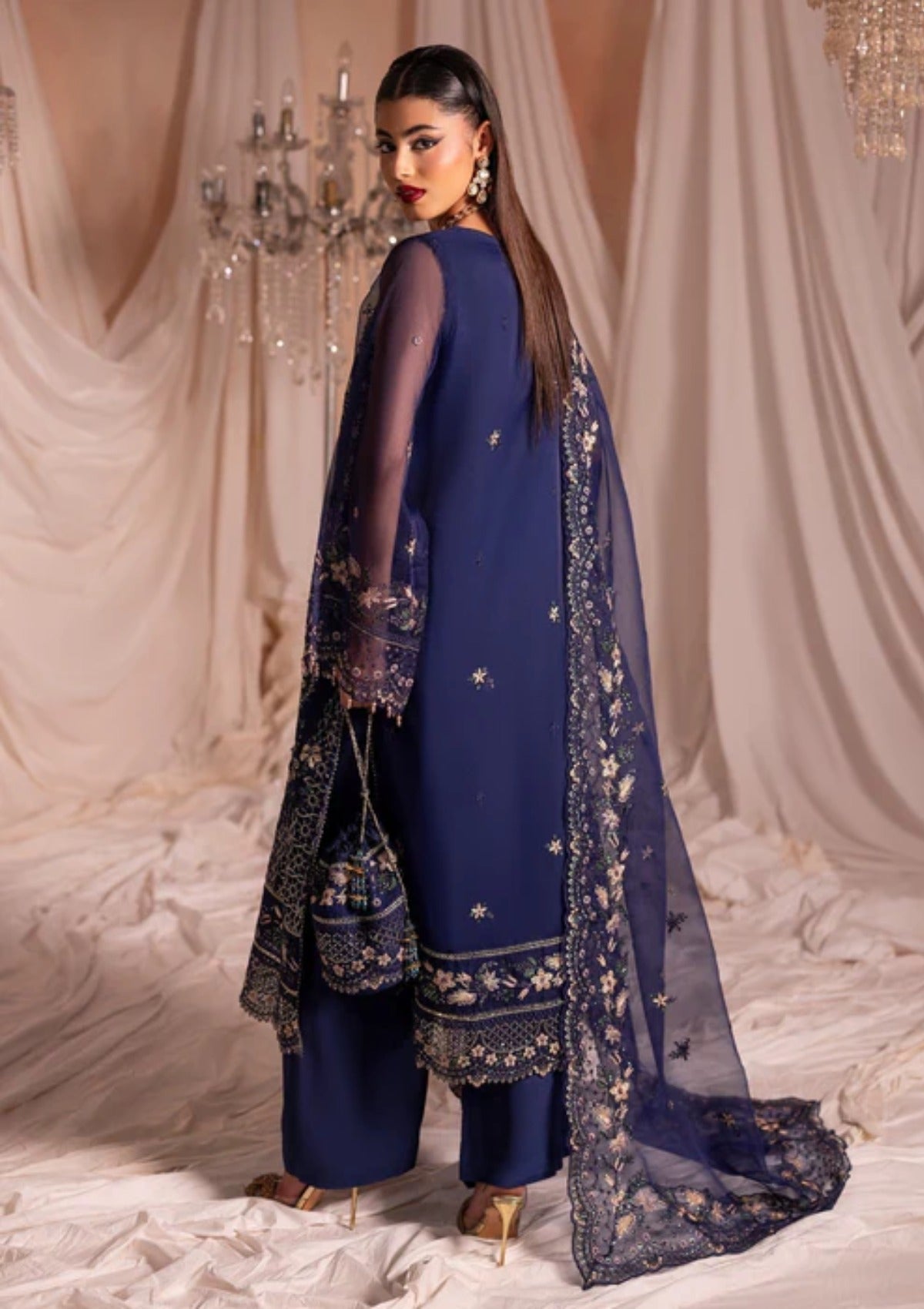 Diara Couture Suave'25 ISORIA - DF-43 - NAVY BLUE