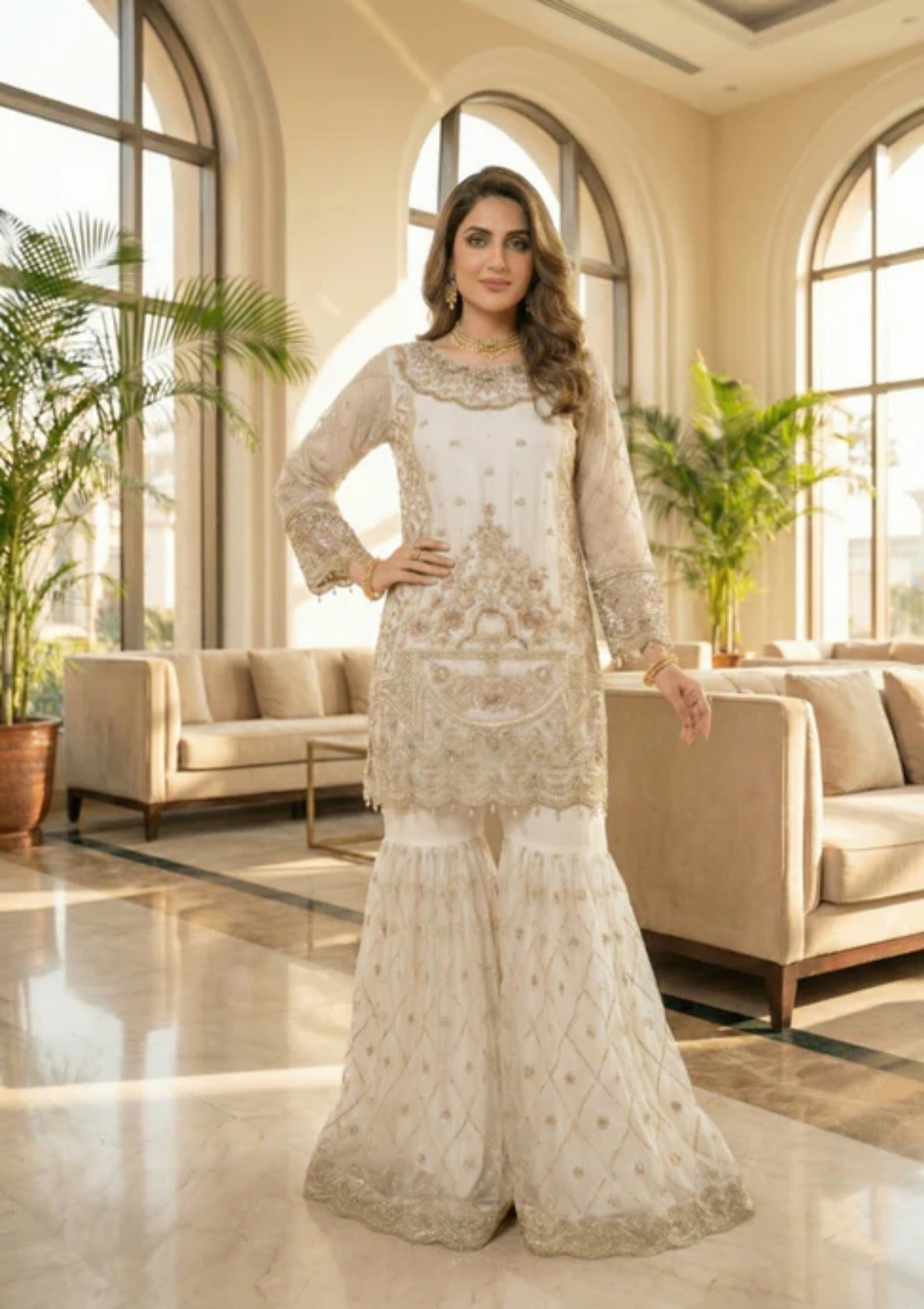 Diara Couture Tehzeeb'25 JASMINE - SF-10 - OFF WHITE
