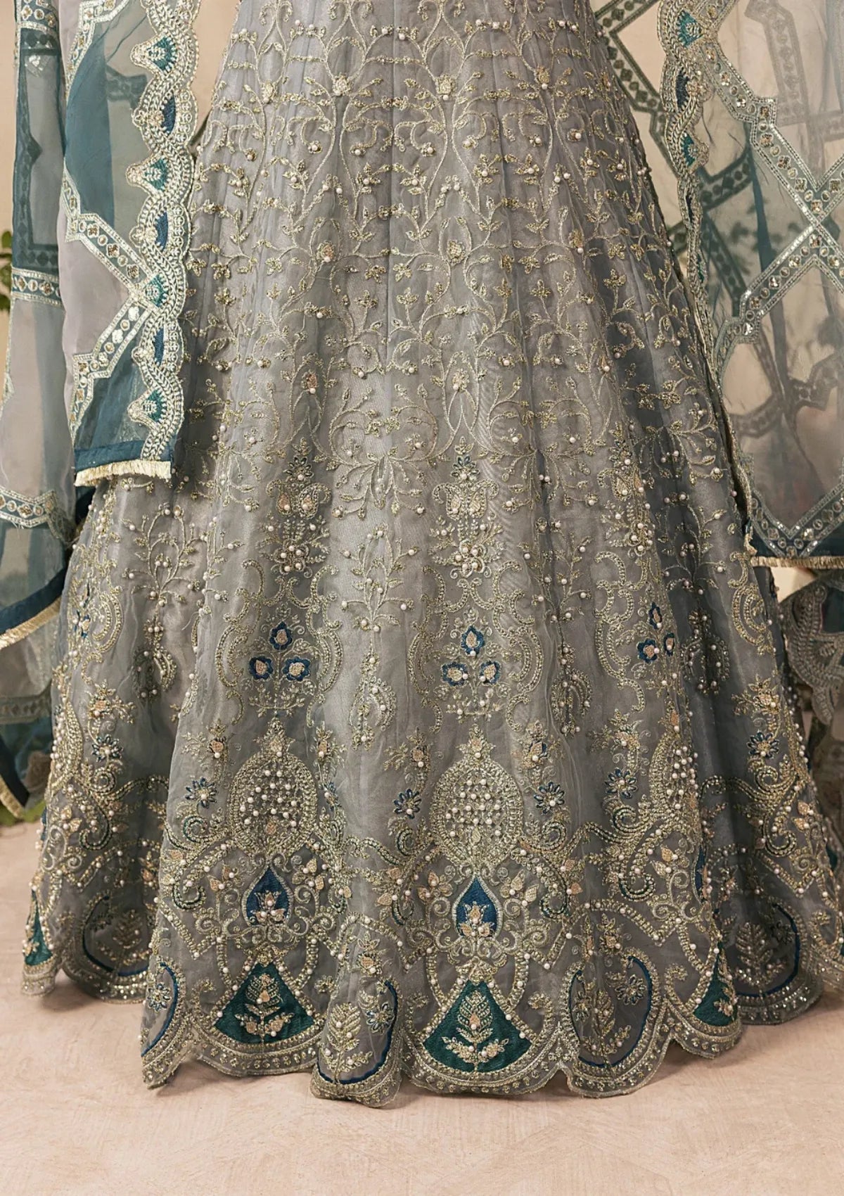 Diara Couture Tabeer'25 SHAHBANU - DF-13 - FROST BLUE