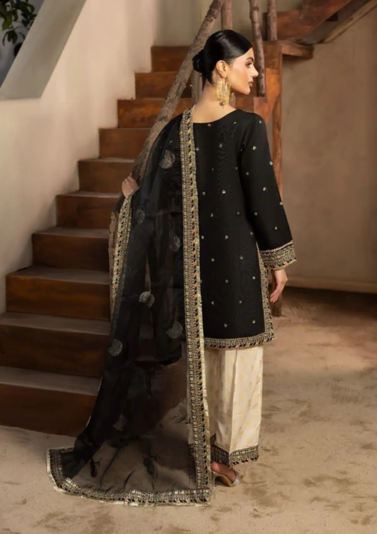 Diara Couture Rangrez'25 D-06 KANEEZ BLACK