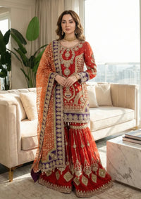 Diara Couture Tabeer'25 ZONAISHA - UA-01 - RED