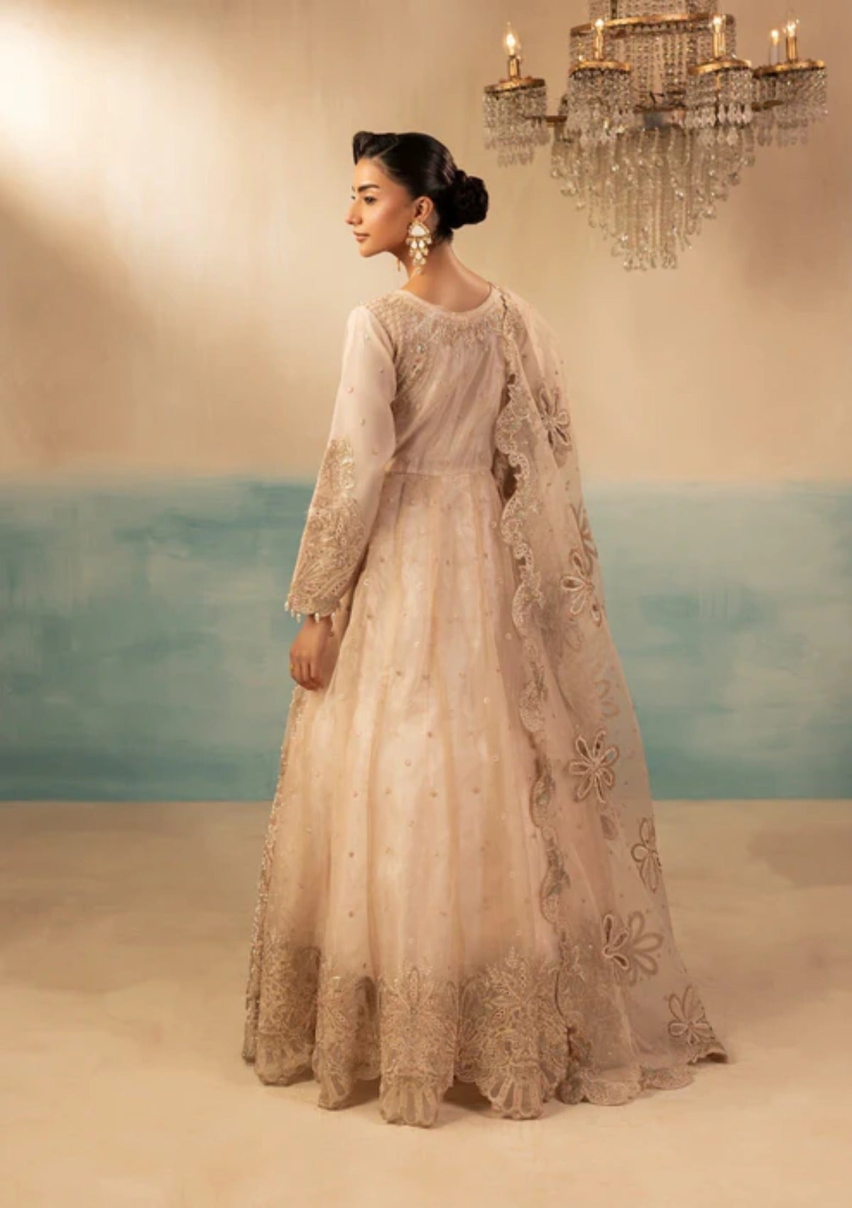 Diara Couture Tehzeeb'25 ROSY EMBRACE - DF-35 - LIGHT PINK