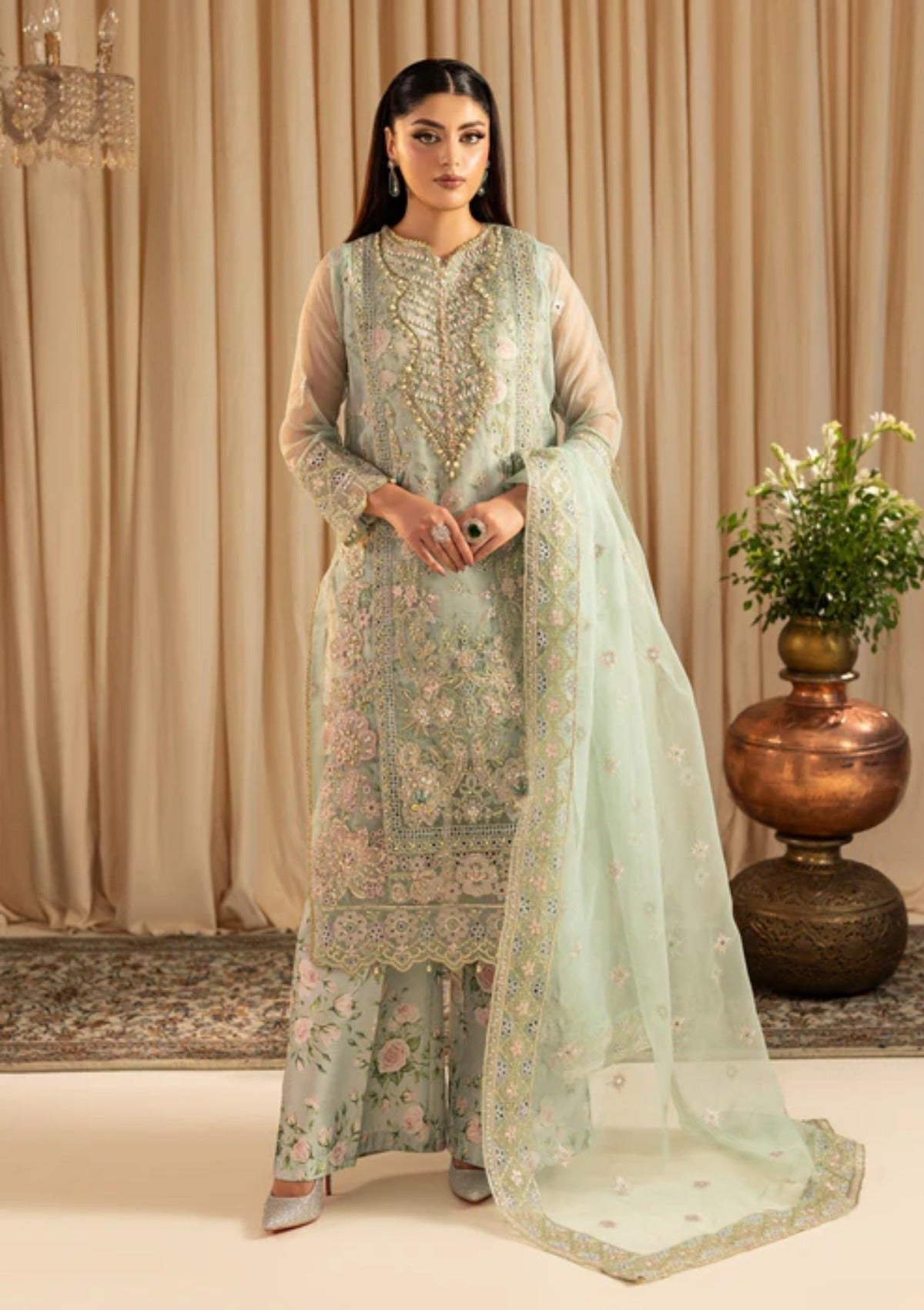 Diara Couture Suave'25 AMORIA - UN-05 - PASTEL GREEN