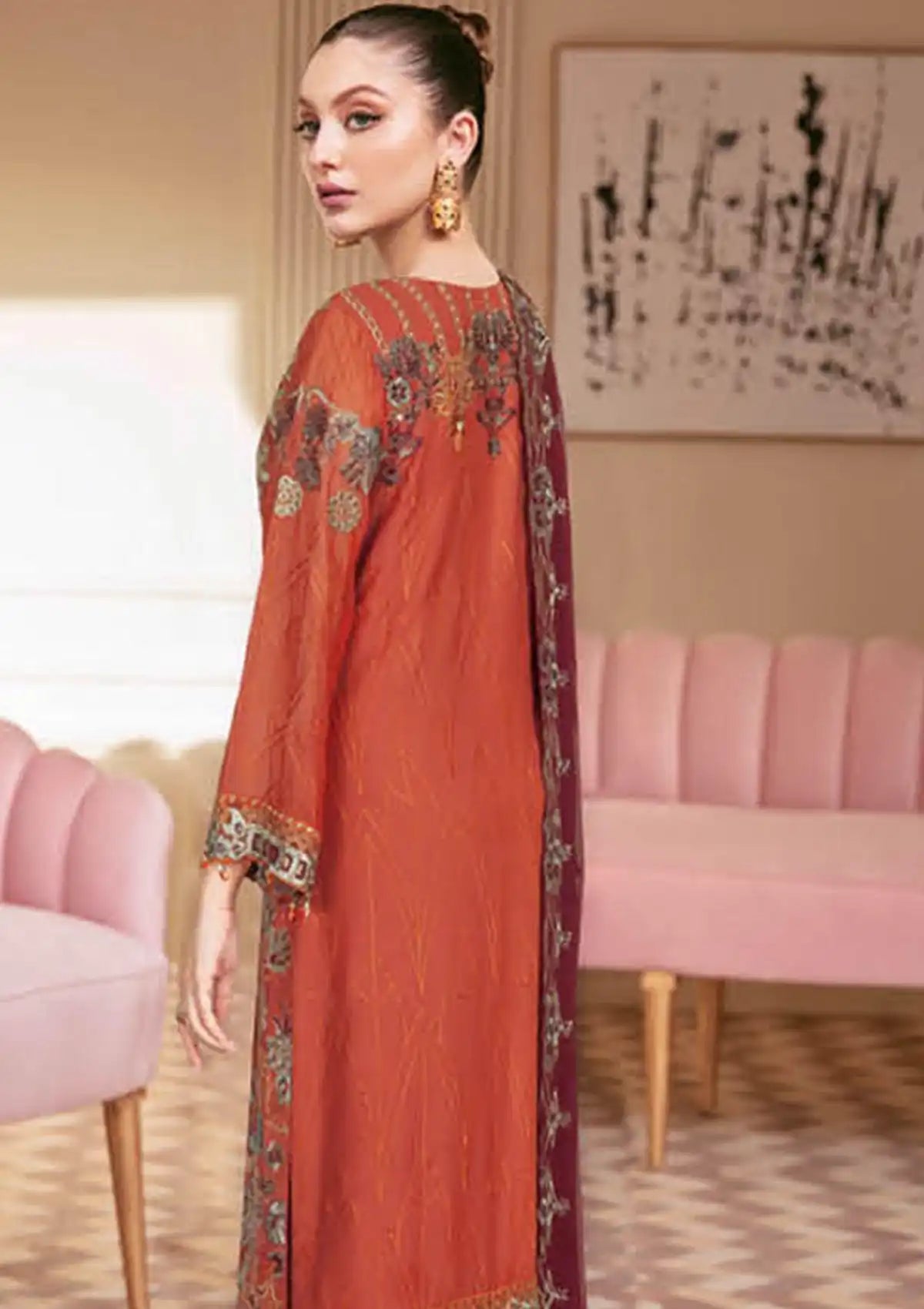 Ramsha Nayab Emb Chiffon'23 Vol-02 N-202