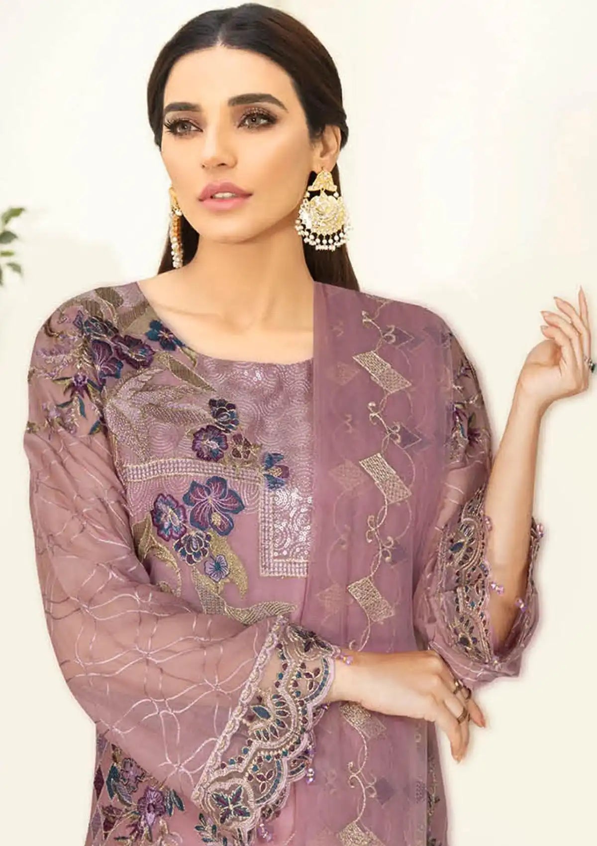 Ramsha Nayab Emb Chiffon'23 Vol-03 N-309 - Mohsin Saeed Fabrics