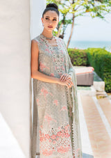 Saira Rizwan Lawn Vol-02'24 SR-11 Luna - Mohsin Saeed Fabrics