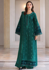 Noor By Saadia Asad Pashmina Shawl'25 D-02 Emerald Reverie