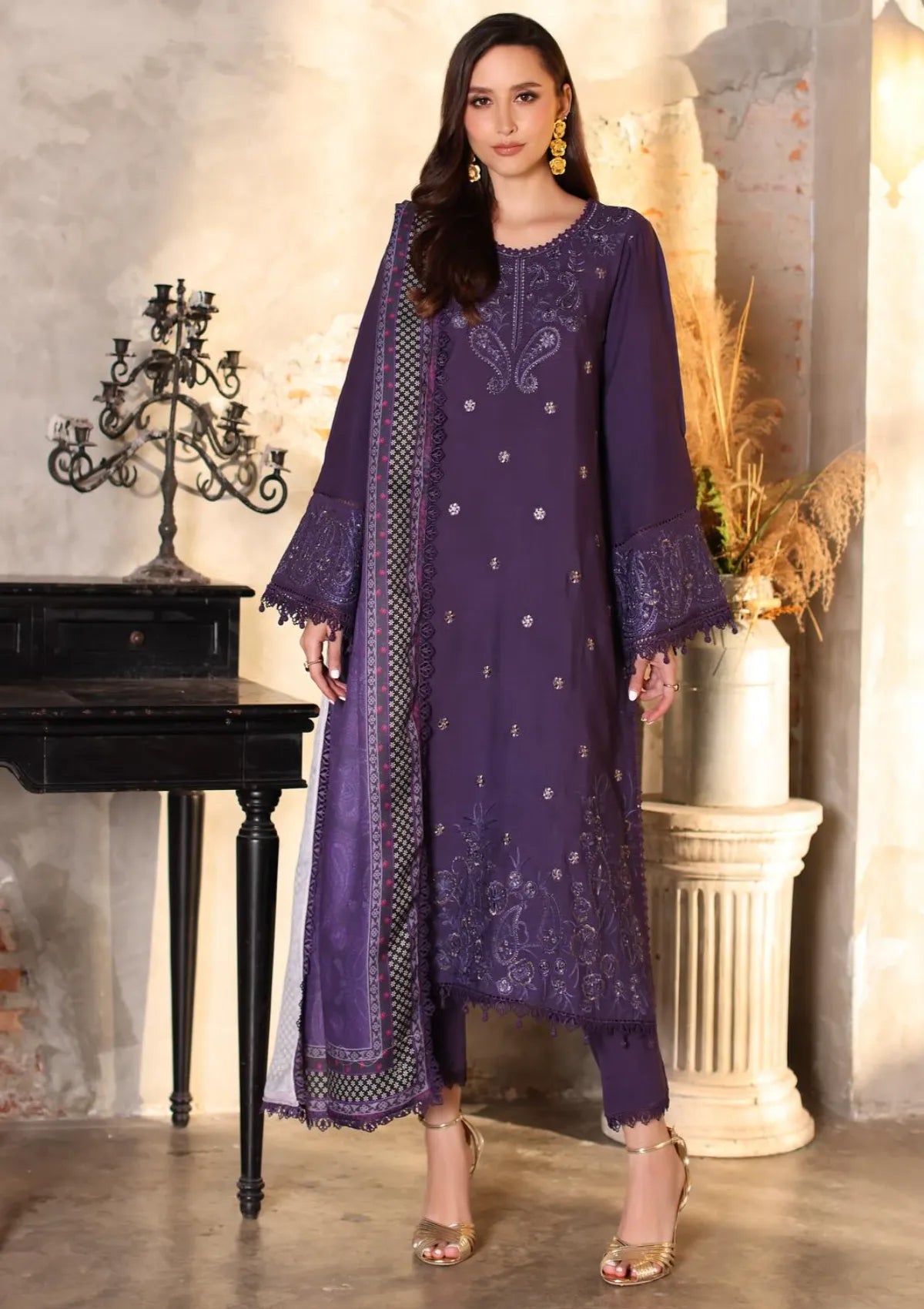 Noor By Saadia Asad Printkhaas Winter'25 D=02A