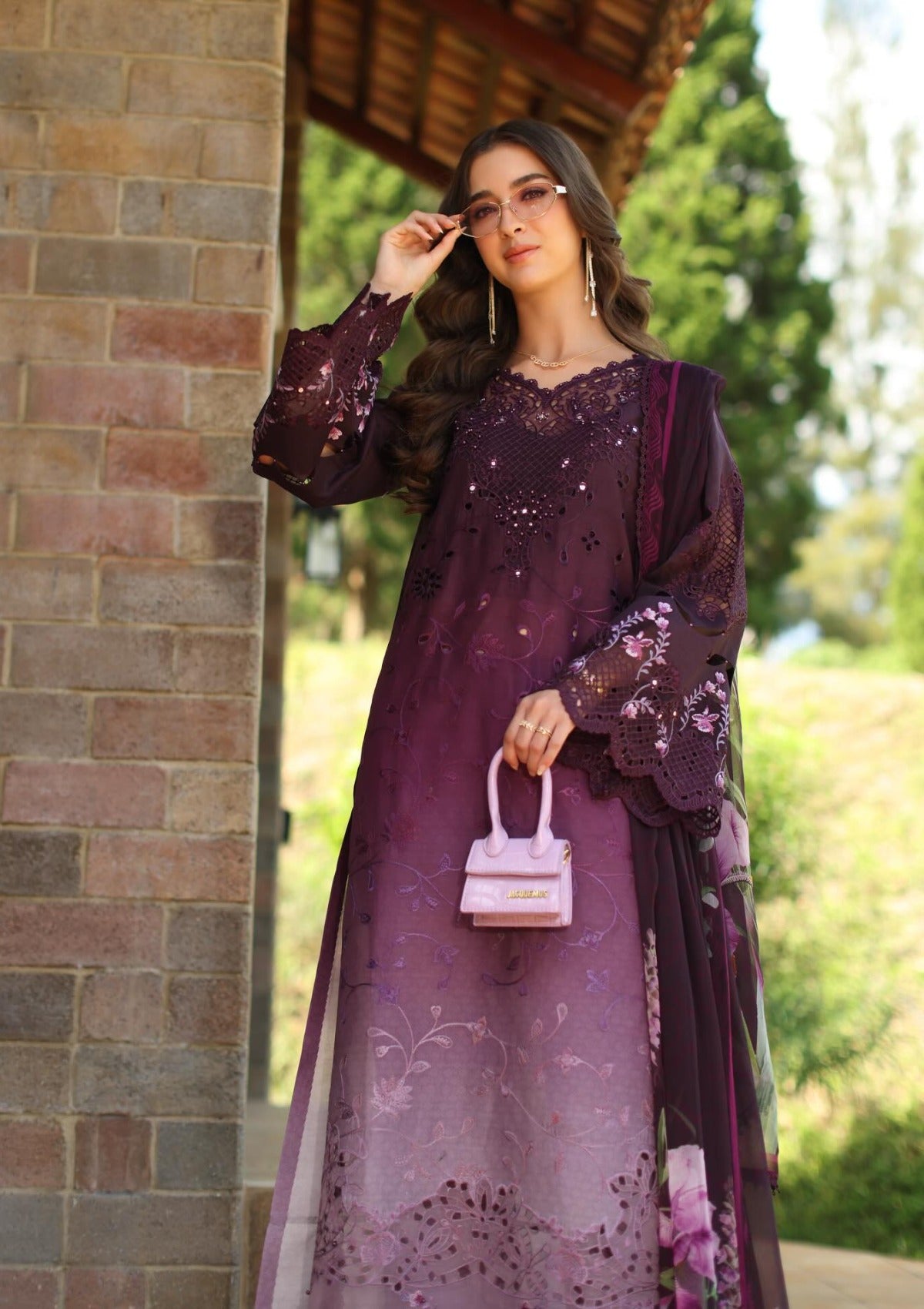 Noor By Saadia Asad Luxury Eid Schiffli Laserkari'26 D-04B Seraphine