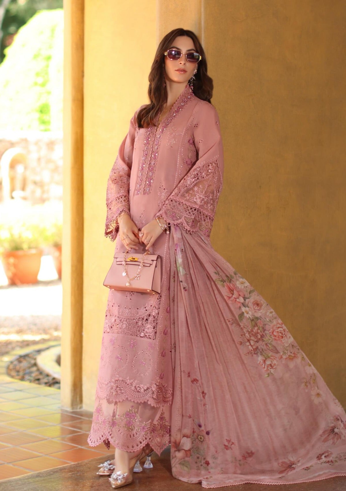 Noor By Saadia Asad Luxury Eid Schiffli Laserkari'26 D-03B Mirelle