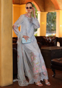 Noor By Saadia Asad Luxury Eid Schiffli Laserkari'26 D-10B Roselle