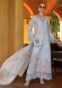 Noor By Saadia Asad Luxury Eid Schiffli Laserkari'26 D-10B Roselle