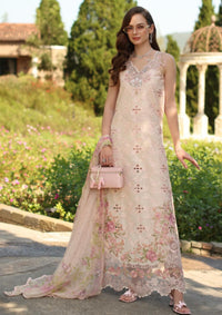 Noor By Saadia Asad Luxury Eid Schiffli Laserkari'26 D-07A Florine