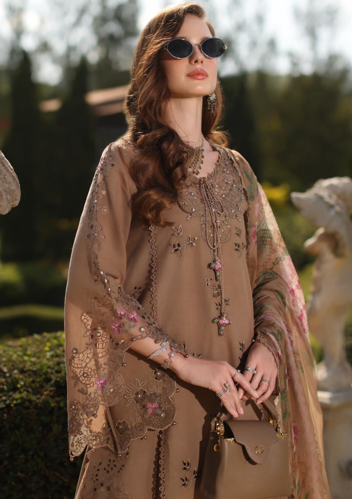 Noor By Saadia Asad Luxury Eid Schiffli Laserkari'26 D-08A Selene