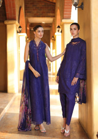 Noor By Saadia Asad Luxury Eid Schiffli Laserkari'26 D-02A Aloura
