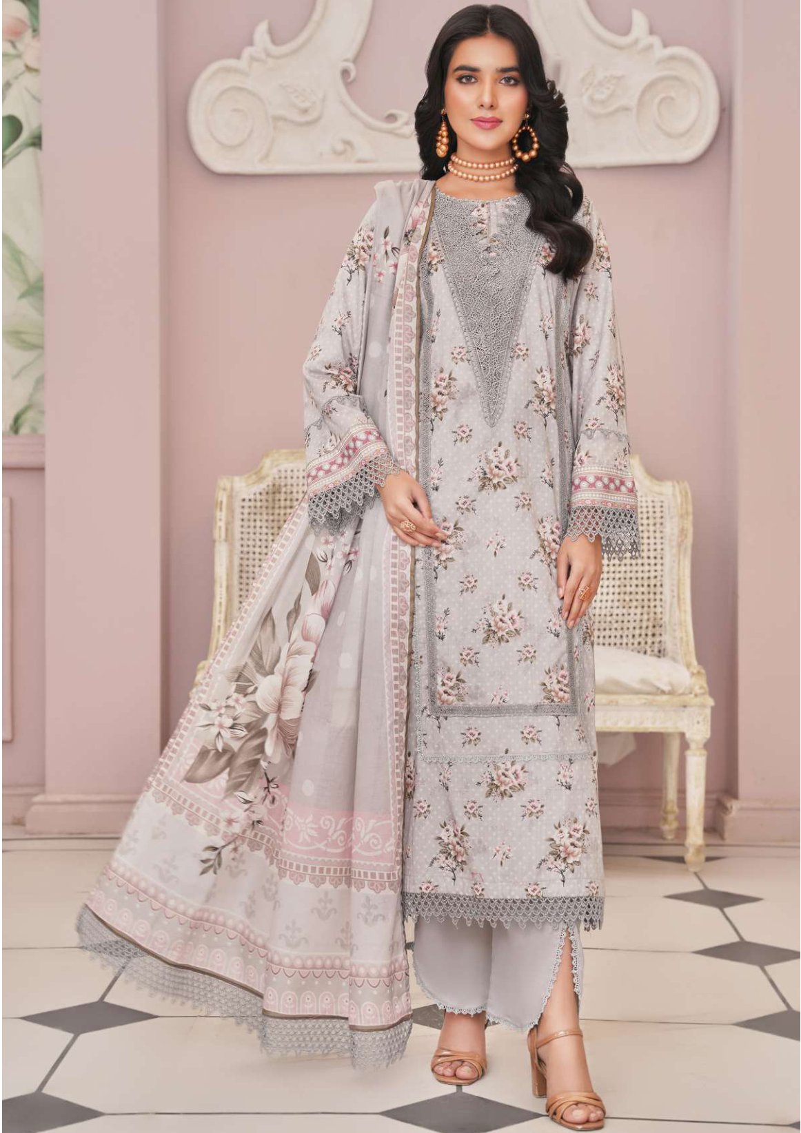 Rang E Baharan By Wania Summer Lawn Vol-1'26 WL-86