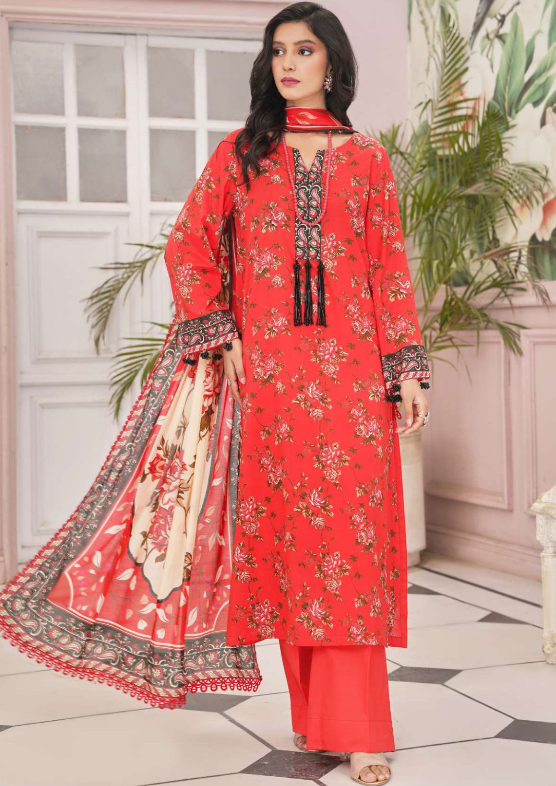 Rang E Baharan By Wania Summer Lawn Vol-1'26 WL-91