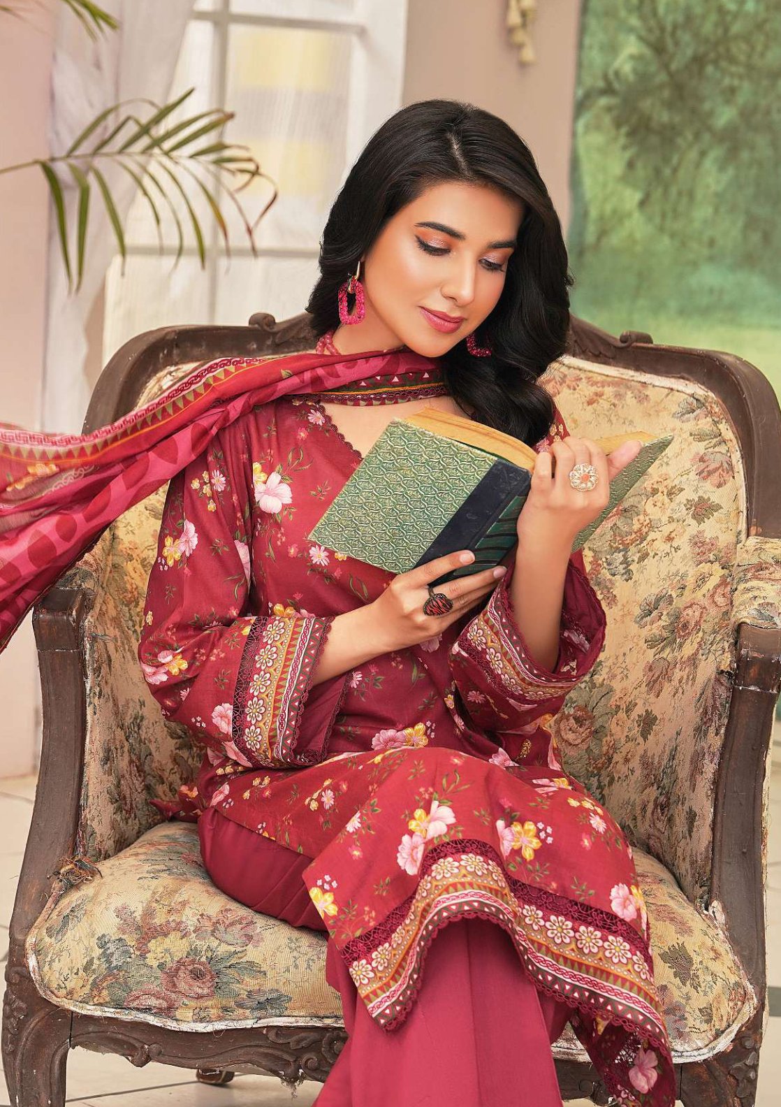 Rang E Baharan By Wania Summer Lawn Vol-1'26 WL-93