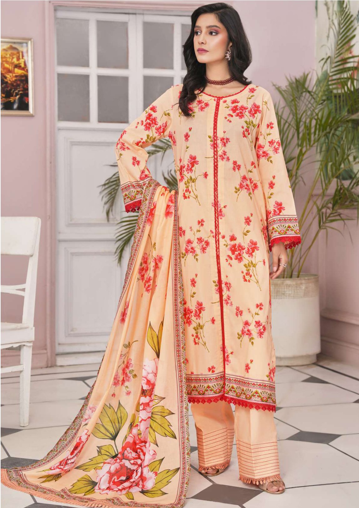 Rang E Baharan By Wania Summer Lawn Vol-1'26 WL-94