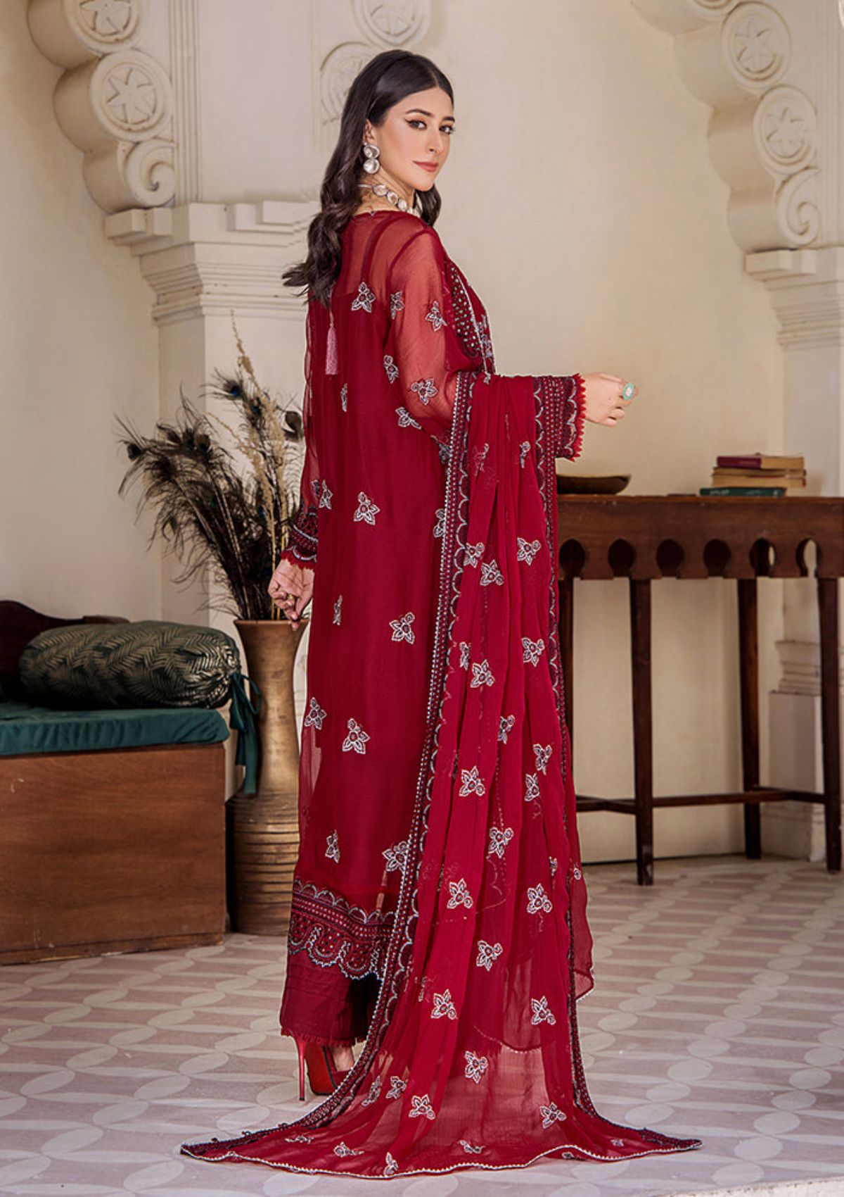 Pareesha Luxury Chiffon By Humdum'23 PS-03 - Mohsin Saeed Fabrics