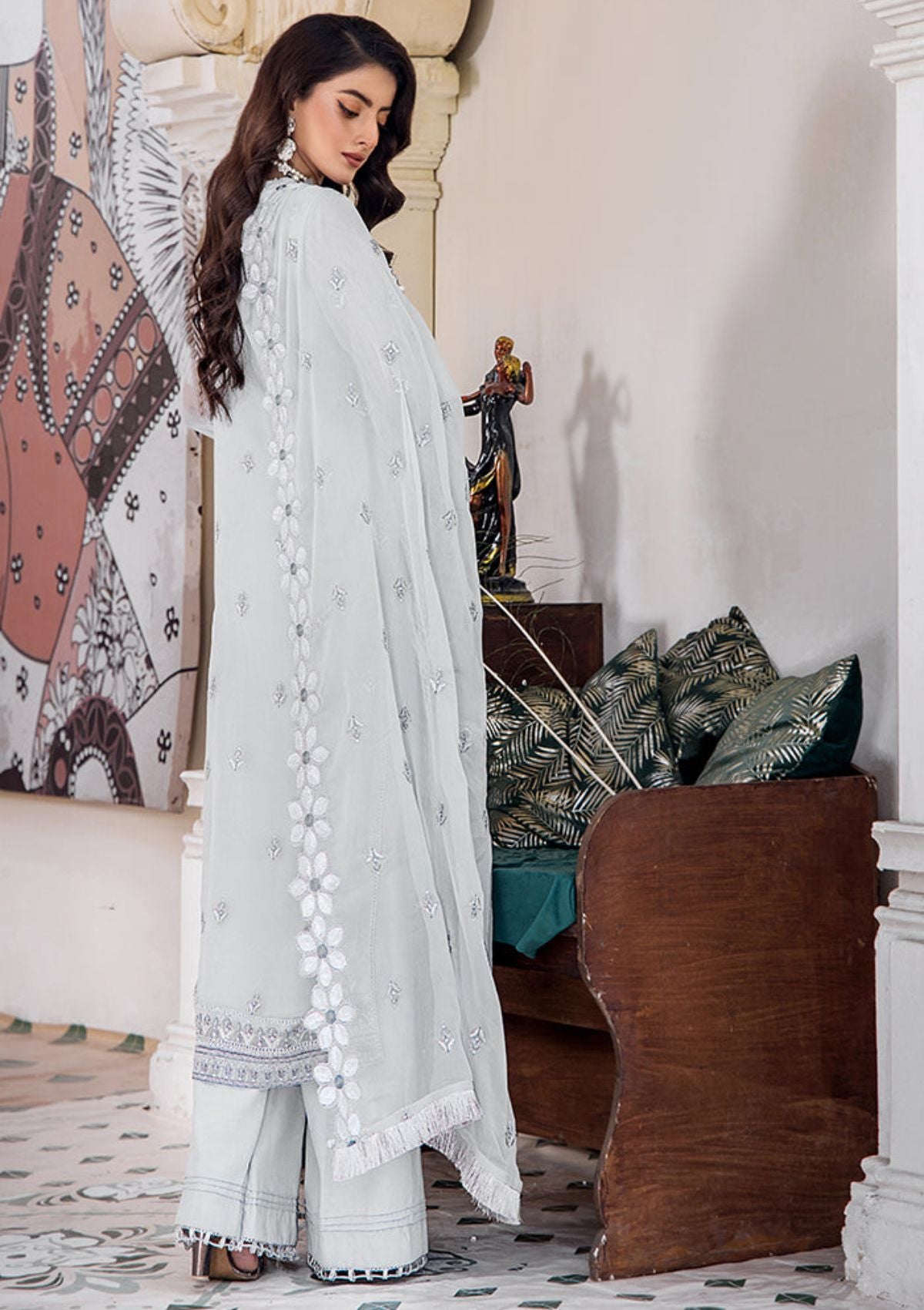 Pareesha Luxury Chiffon By Humdum'23 PS-05 - Mohsin Saeed Fabrics