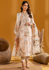 Maahi Print Emb Lawn by Alizeh'24 D-03 HIZA - Mohsin Saeed Fabrics