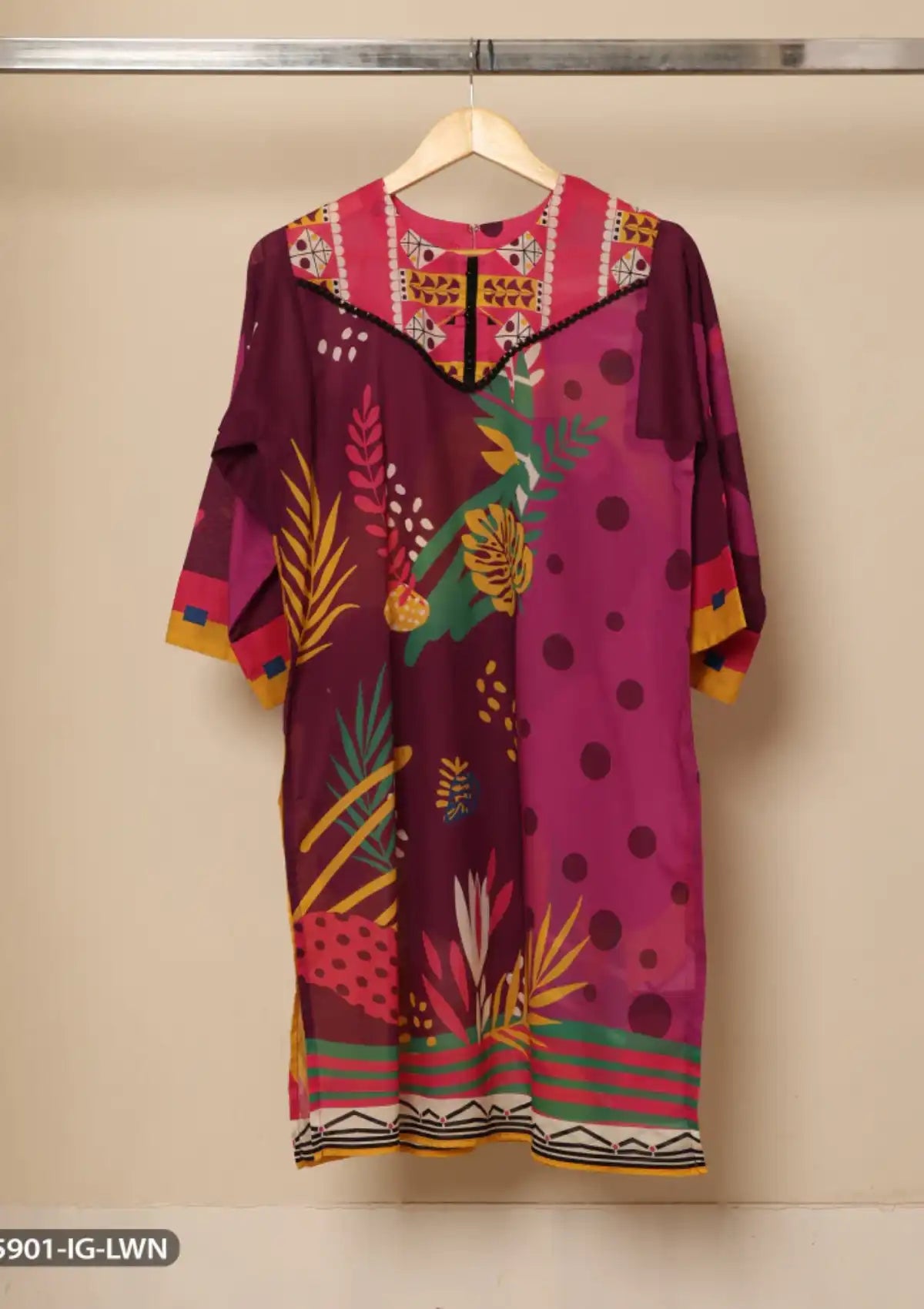 ShaPosh Casual Pret (K15901-IG-POP-LWN) - Mohsin Saeed Fabrics