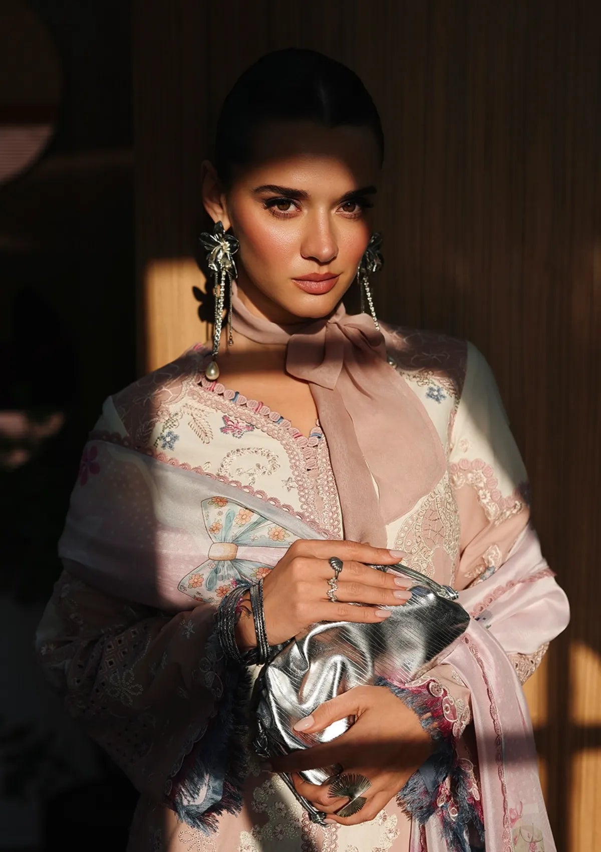 Qalamkar Chikankari Eid Edit'26 CM-06 NOURA