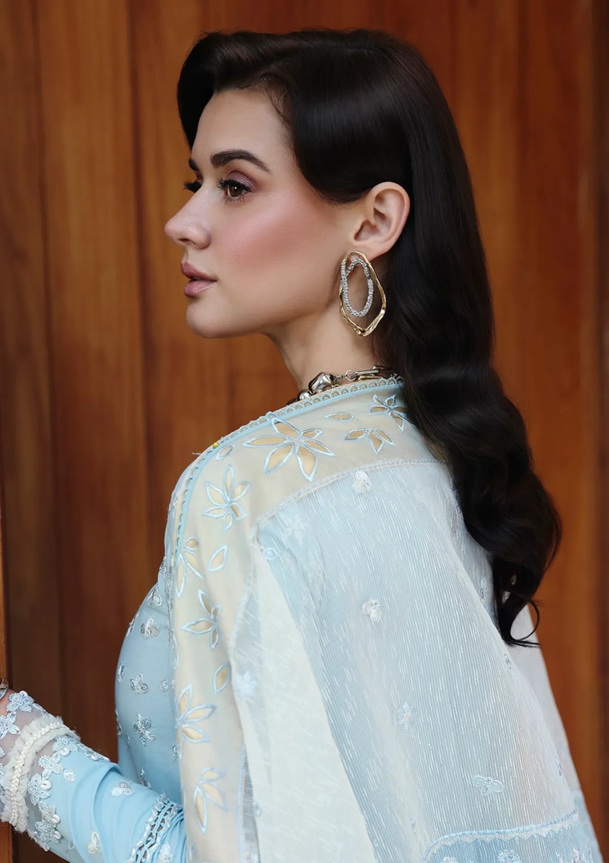 Qalamkar Chikankari Eid Edit'26 CM-05 NAYRA
