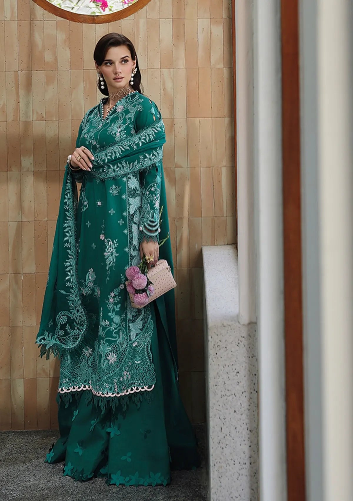 Qalamkar Chikankari Eid Edit'26 CM-07 ROGUE