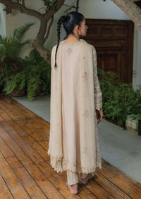 Qalamkar Qline Linen Collection'23 WL-04 (CELESTE) - Mohsin Saeed Fabrics