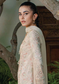 Qalamkar Qline Linen Collection'23 WL-04 (CELESTE) - Mohsin Saeed Fabrics