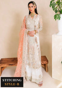 Raha By Muneefa Naz Luxury Wedding'23 D-01 Ivory