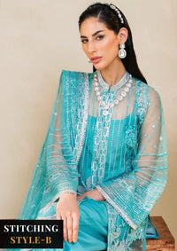 Raha By Muneefa Naz Luxury Wedding'23 D-05 Sage