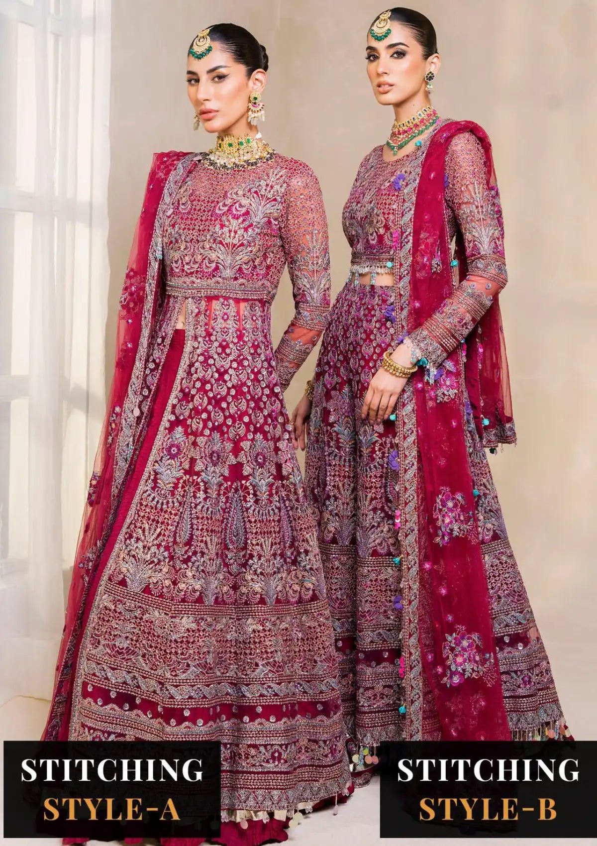 Raha By Muneefa Naz Luxury Wedding'23 D-04 Nergis