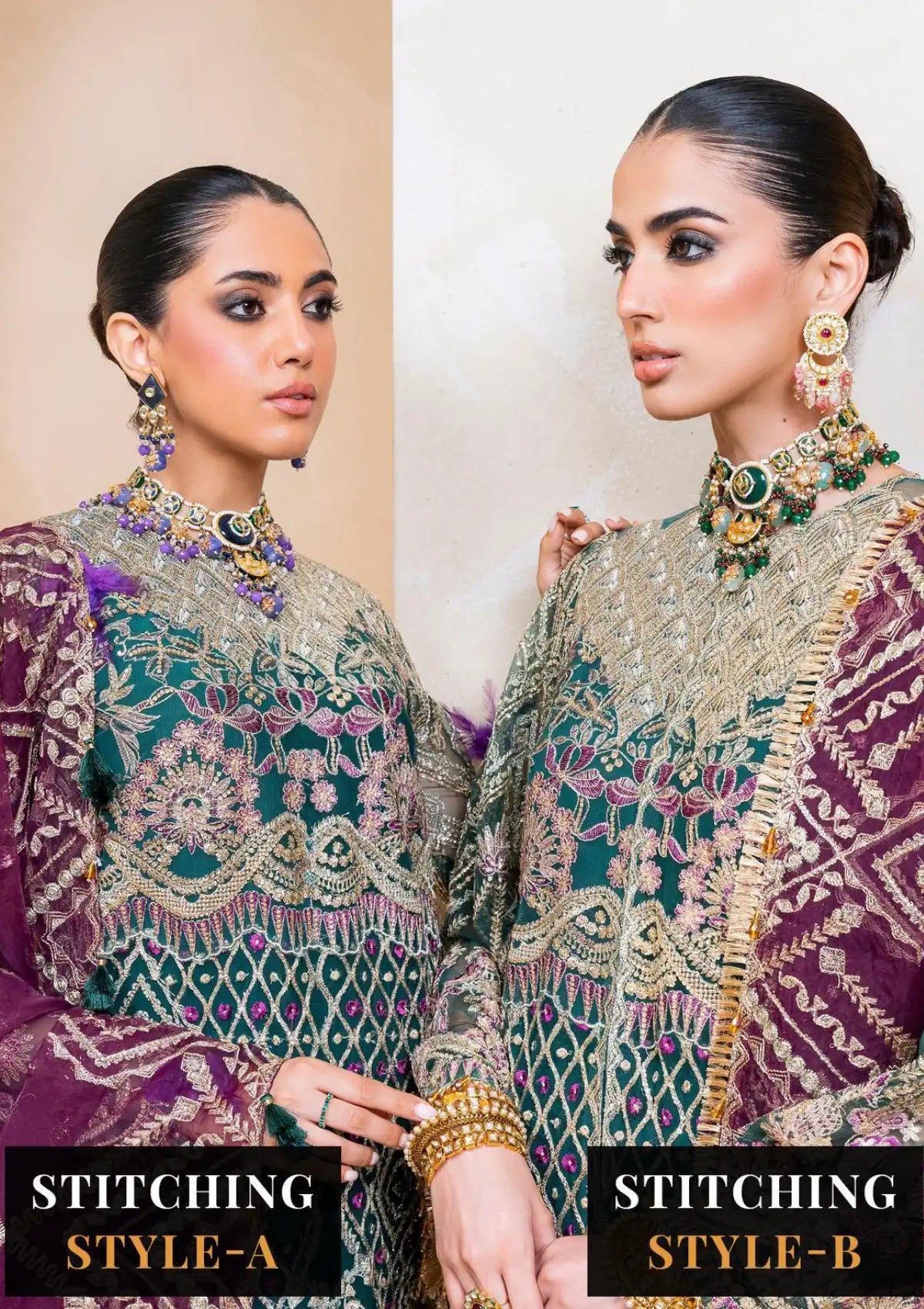 Raha By Muneefa Naz Luxury Wedding'23 D-08 Gulzar
