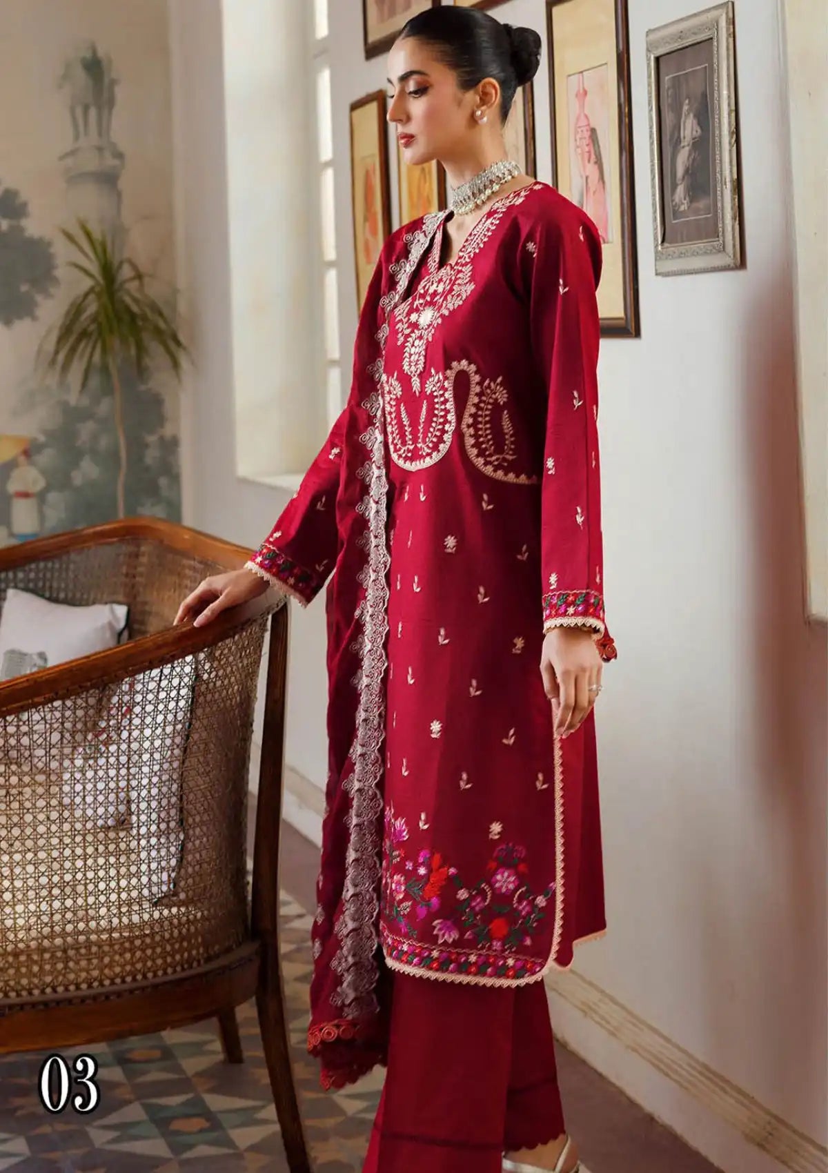 Rajbari Essentials Spring Summer'24 D-03 - Mohsin Saeed Fabrics